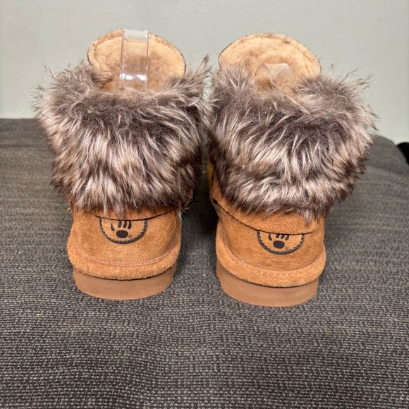 Bearpaw Konnie Winter Booties Ankle Boots Shoes-Brown-Suede-Women Size 6 - Picture 4 of 11